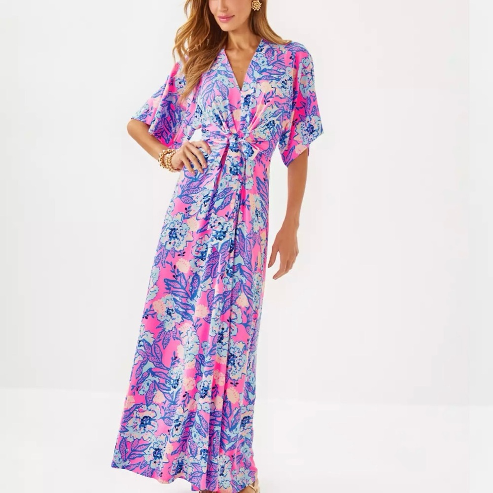 Lilly Pulitzer wisteria maxi